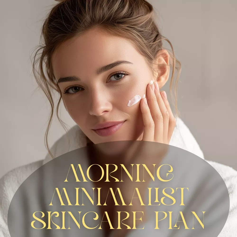 Minimalistic Skin Routine Morning Minimalist Skincare Plan | Simple 3-Step AM Routine Guide ...