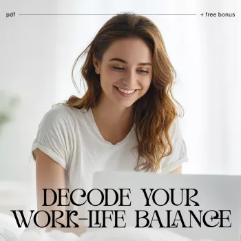 Decode Your Work-Life Balance with AI | Digital Productivity Checklist | Learn how to understand my work-life balance with AI | Printable Tracker for Time, Energy, and Focus