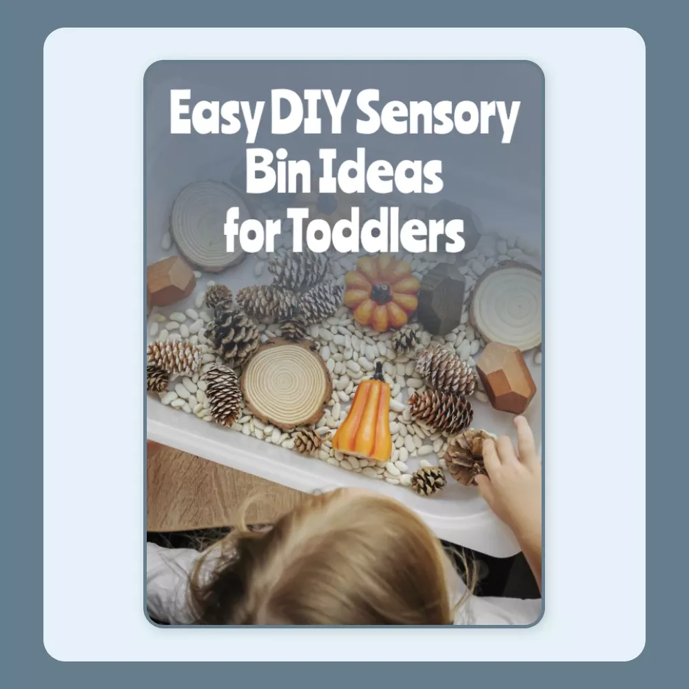 Easy DIY Sensory Bin Ideas for Toddlers | Printable Activity Checklist ...