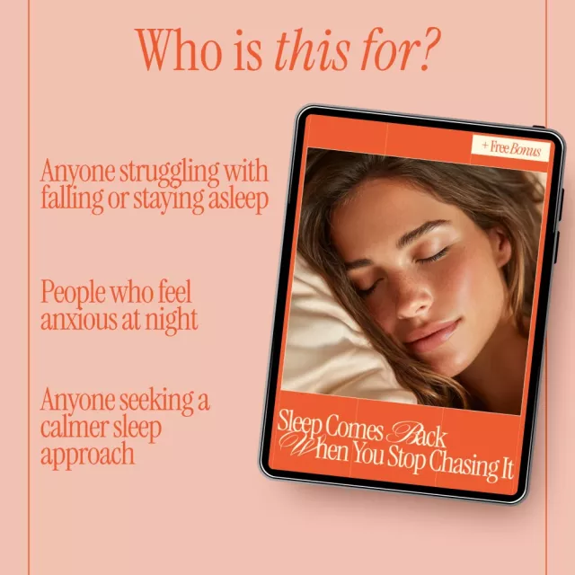 Sleep Comes Back When You Stop Chasing It – Sleep Meditation Guide, Calming Night-Time Mind eBook, Nervous System Reset for Insomnia Relief