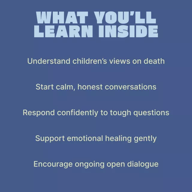 Helping Children Understand Life and Loss – A Gentle Parent Guide on how to talk to kids about death | Digital Download