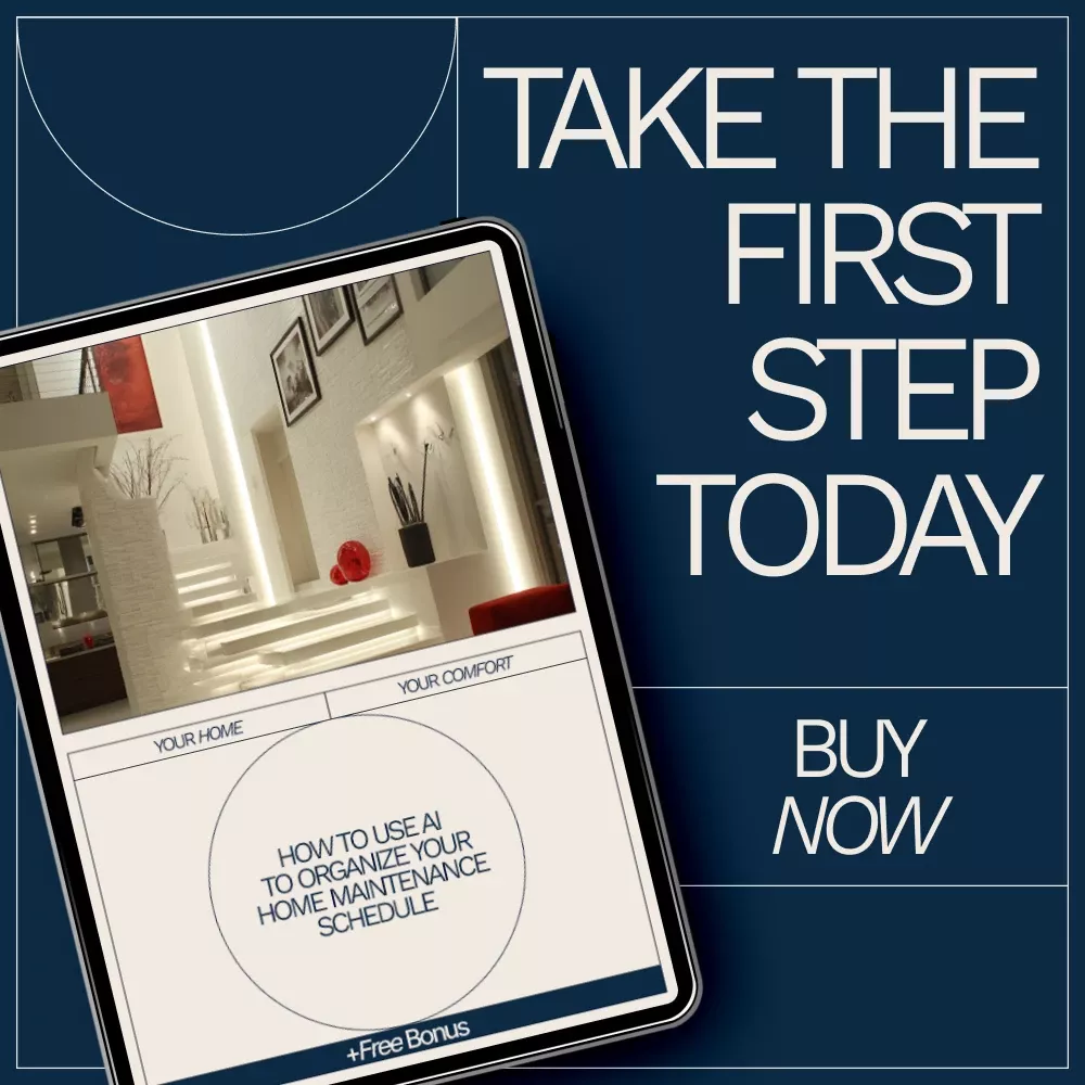 How to Use AI to Organize Your Home Maintenance Schedule | Smart Home Checklist, AI Home Planner, Digital Download