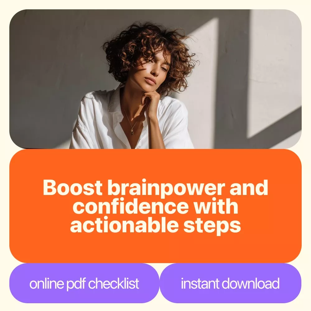 Checklist: Your Smart & Confident Success Starter Pack - Boost Your Brain & Confidence with Actionable Steps