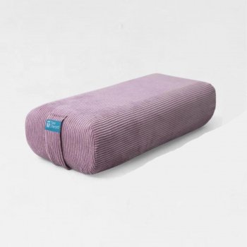 Long Yoga Bolster Cushion for Restorative Yoga & Sitting - Machine Washable