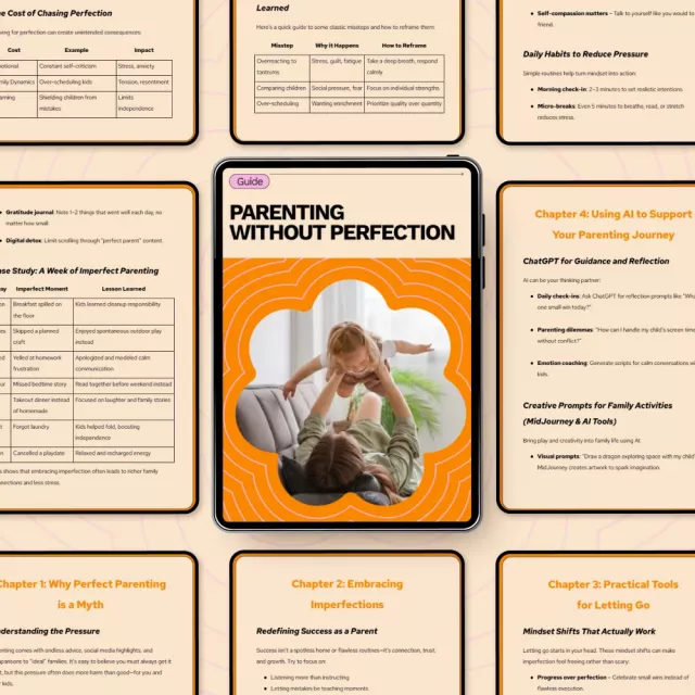 Parenting Without Perfection: A Practical Guide on How to Let Go of Perfect Parenting and Embrace Imperfections with AI Support