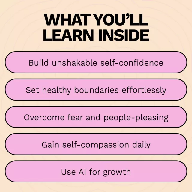 Stop Seeking Approval: Empower Yourself to Build Confidence & Set Boundaries – Digital eBook Download