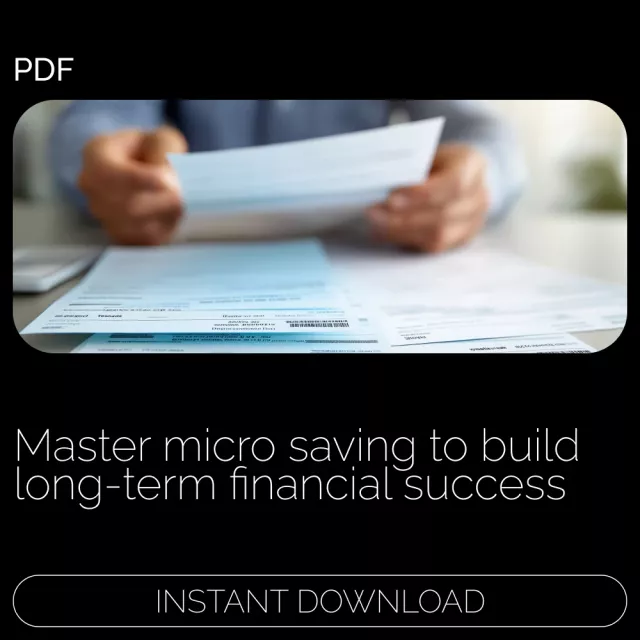 Staying On Track with Micro Saving: Your Ultimate eBook Guide to Staying Motivated with Micro Saving