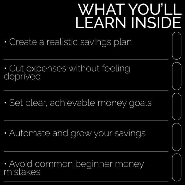 Smart Money Moves: A Beginner’s Guide to Saving – Practical Ebook on How to Start Saving Money, Budgeting Tips & Simple Savings Plan for Beginners