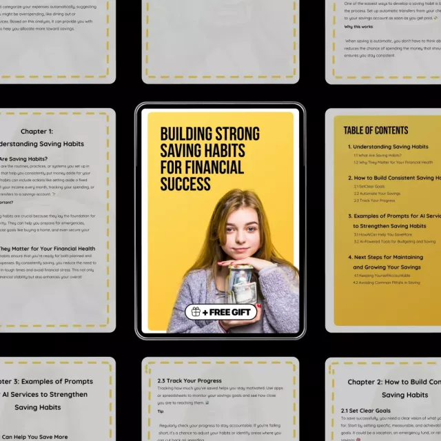 Building Strong Saving Habits for Financial Success: A Practical Guide to Achieving Your Financial Goals