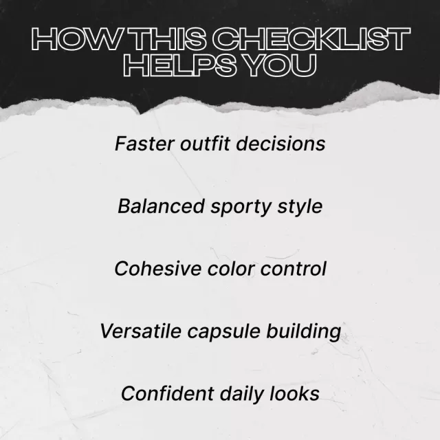 Reebok City Outfit Ideas Checklist – Modern Urban Style Planner, Streetwear Capsule Guide, Smart Casual Sneaker Styling Digital Download