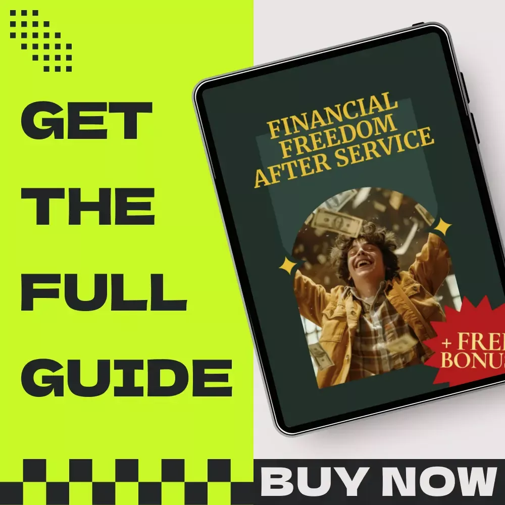 Financial Freedom After Service – Passive Income for Retired Military Personnel Guide | Veteran Wealth Building Digital Download
