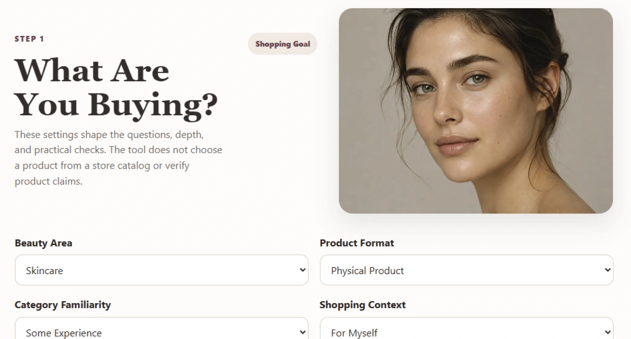 The first step, setting what the purchase actually is