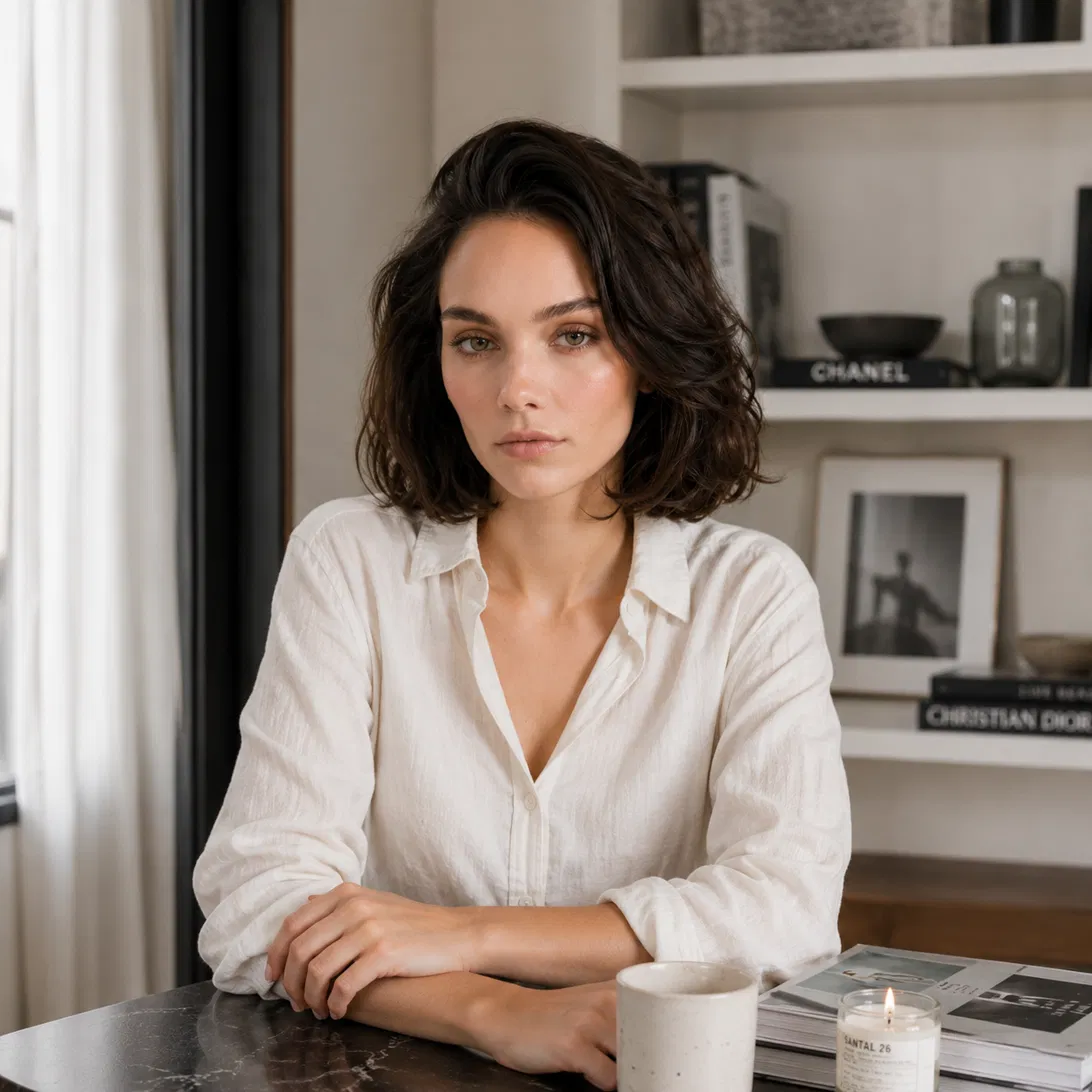 Portrait of Sarah Ross, AI personal style creator
