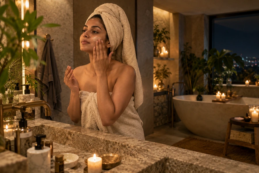 nighttime skincare