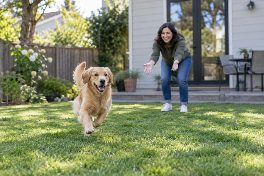 Dog training at home with a clearer system
