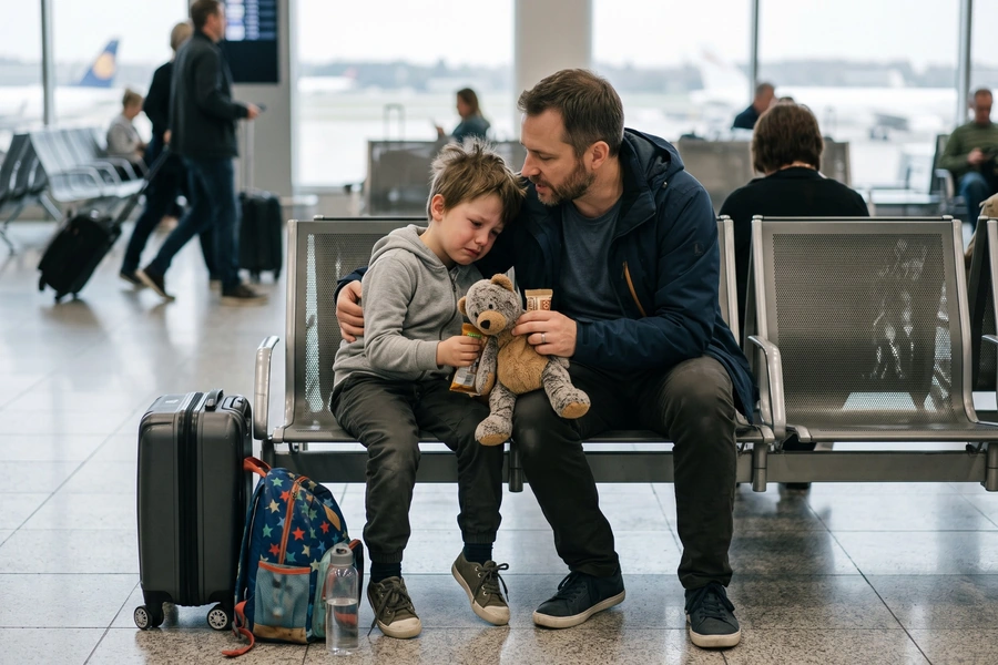 Flying with kids without the chaos