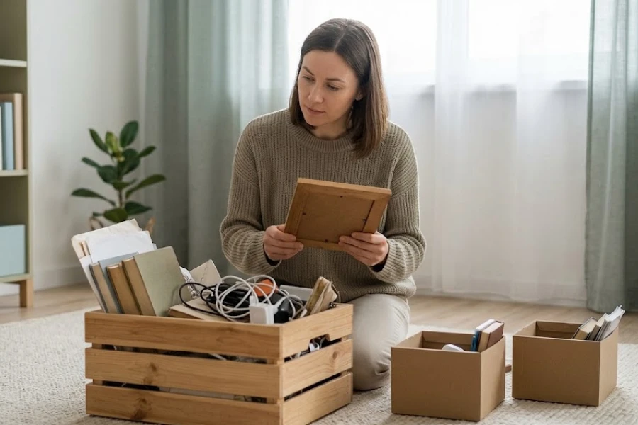 decluttering when overwhelmed