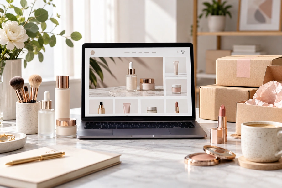 online beauty store setup