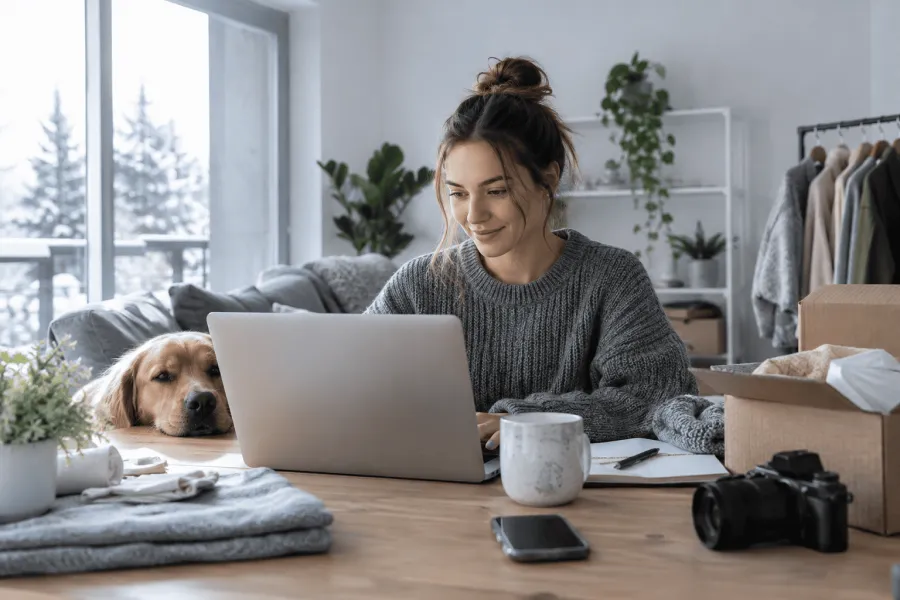 online business with no money